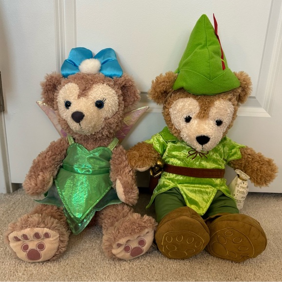 Disney Tinker Bell - Peter Pan 17” Shellie May Bear Plush Costume Outfit Clothes - Picture 2 of 11